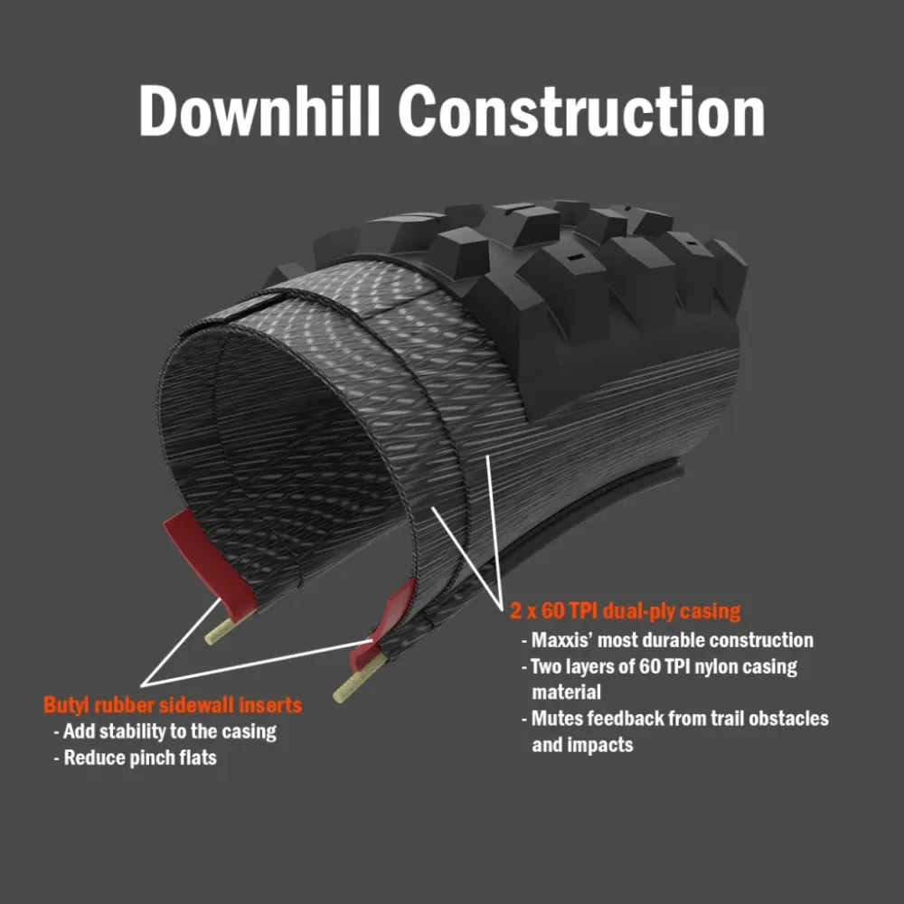 MAXXIS HIGH ROLLER III 27.5x2.40 WT 3C MaxxGrip DH Tubeless Ready Miękka opona czarna