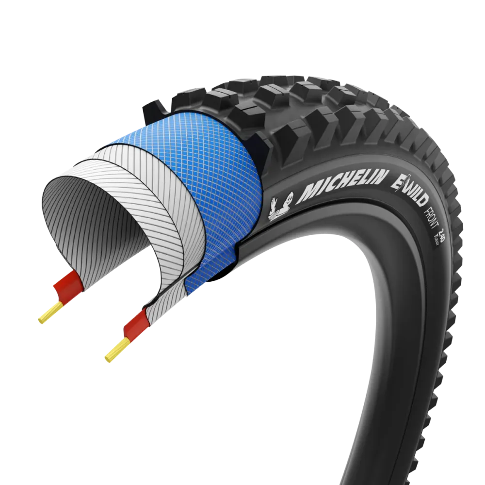 Opona MICHELIN E-WILD FRONT Performance Line 27.5x2.60 Tubeless Ready miękka, czarna
