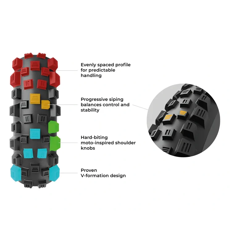 VITTORIA MARTELLO TRAIL 27.5x2.60 4C Graphene 2.0 Tubeless Ready Miękka opona w kolorze czarnym