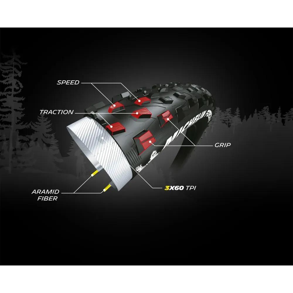 MICHELIN FORCE XC Performance Line 26x2.10 Tubeless Ready Opona miękka