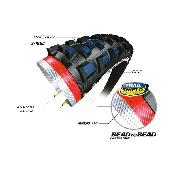 MICHELIN WILD AM Performance LIne 26x2.25 Opona miękka przystosowana do zastosowania bezdętkowego