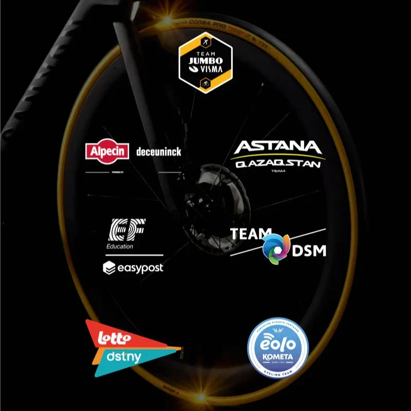 Para opon bezdętkowych VITTORIA CORSA PRO 700c - limitowana edycja złota