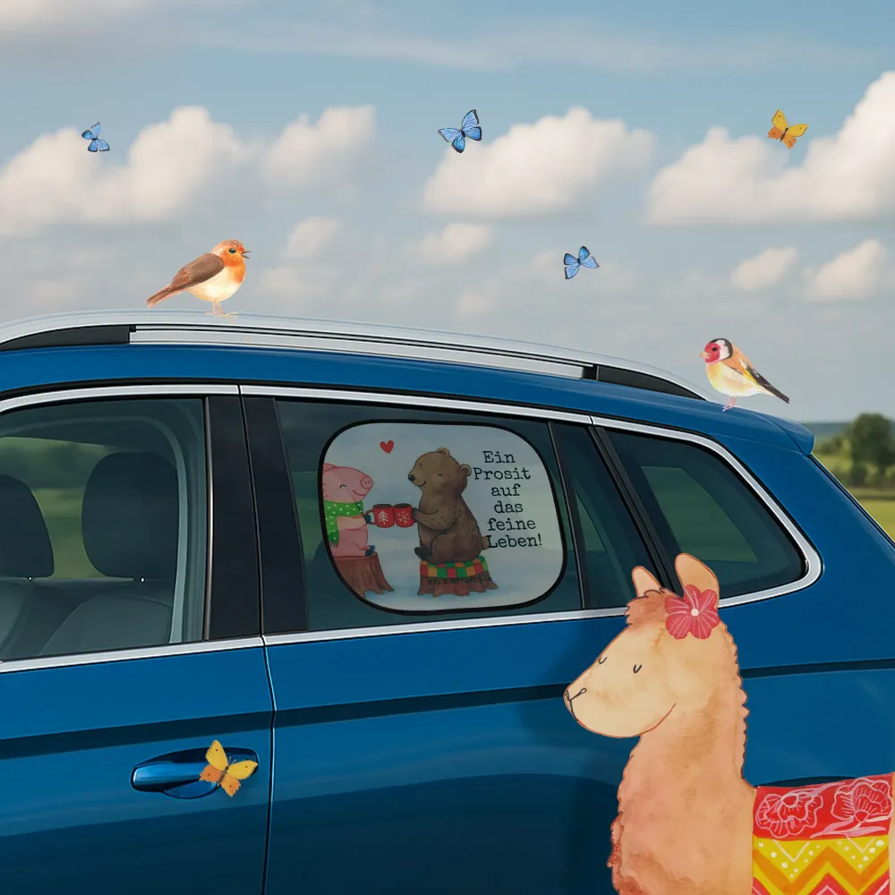 Osłona przeciwsłoneczna do samochodu Ciepły prosiaczek Impreza Design