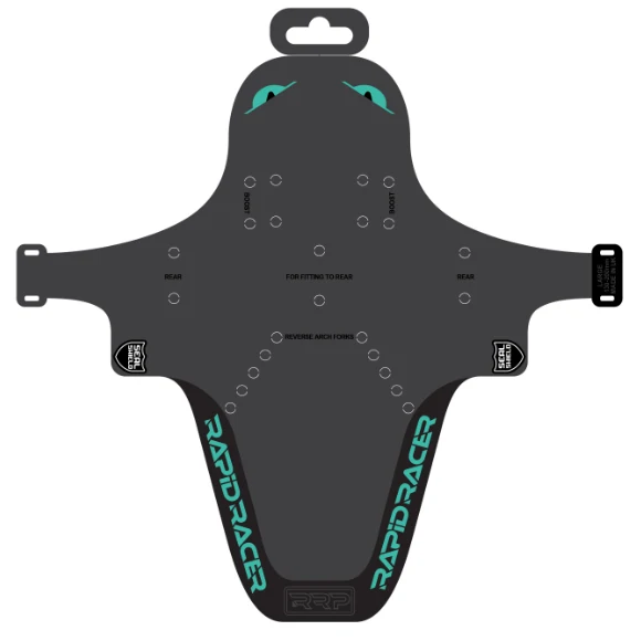 Błotnik RRP EnduroGuard Standard (widelce od 80 do 120 mm) czarny/turkusowy