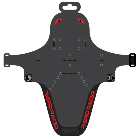 Błotniki RRP EnduroGuard Standard (widelce od 80 do 120 mm) czarny/czerwony