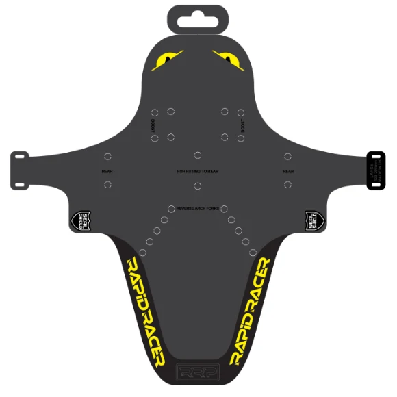 RRP EnduroGuard Duży błotnik (widelce od 120 do 200 mm) czarny/żółty