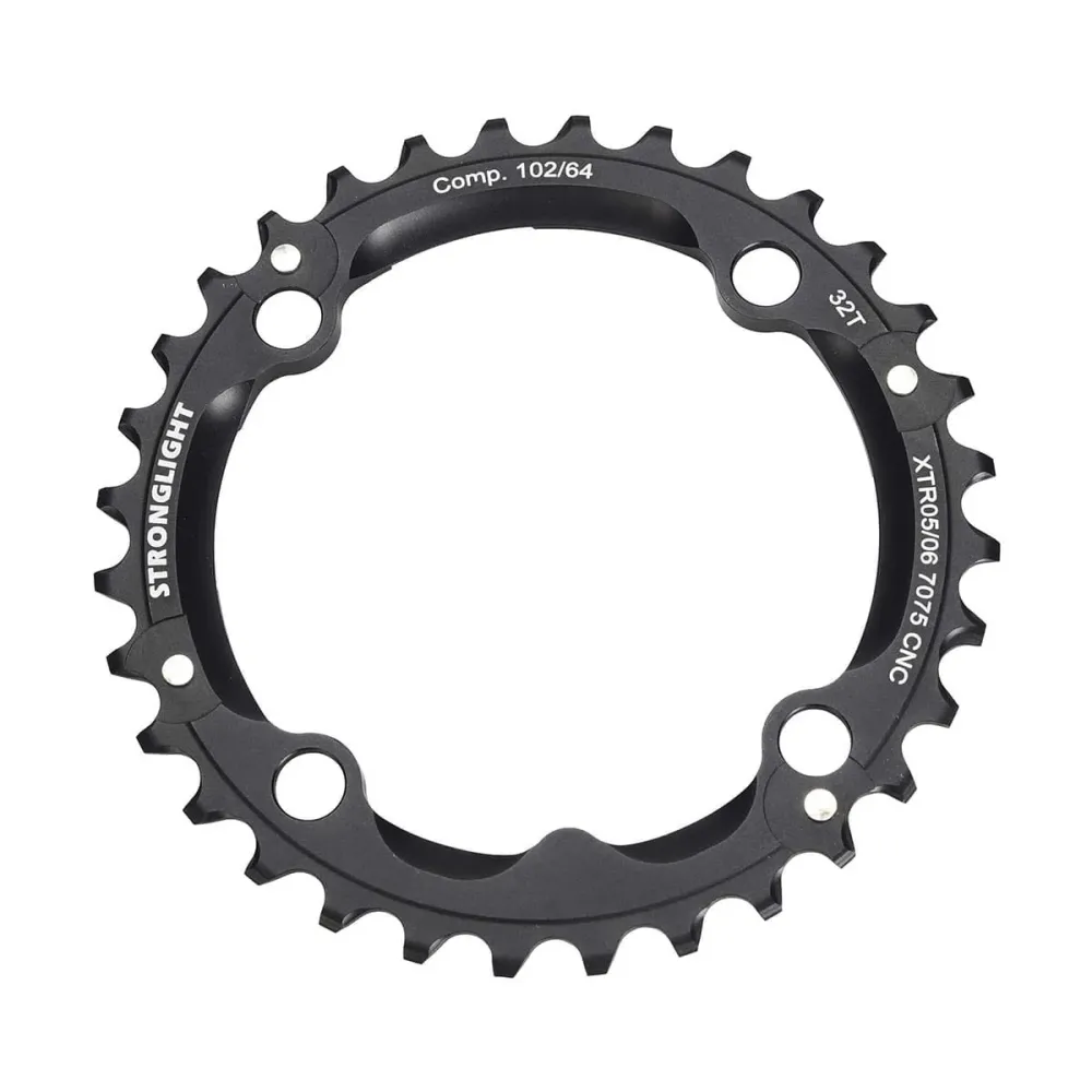 STRONGLIGHT ALU 7075 SHIMANO XTR M960 9V 4-otworowa tarcza pośrednia 102 mm