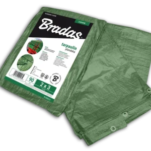Plandeka wzmacniana GREEN 3 x 5m, 90g | PL903/5