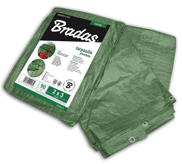 Plandeka wzmacniana GREEN 5 x 8m, 90g | PL905/8