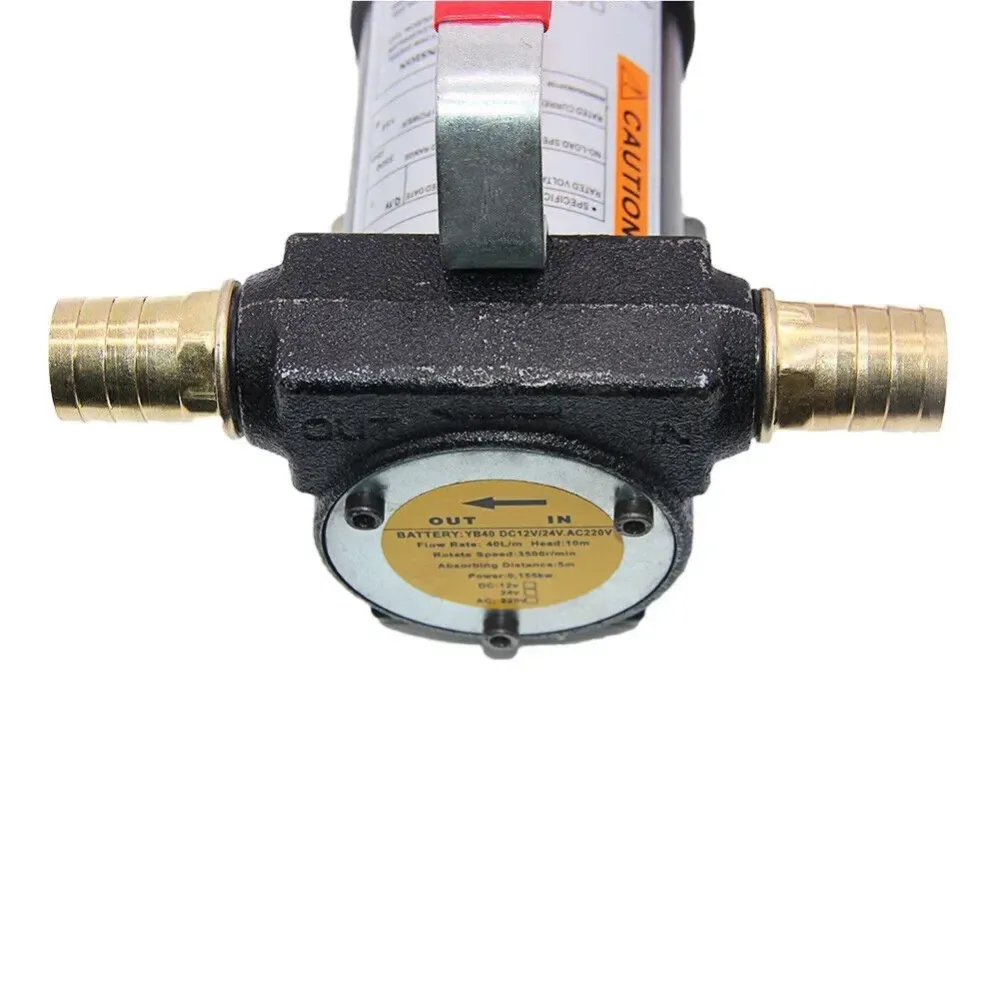 Elektryczna pompa do oleju napędowego 12 V 175 W - 40 l/min Samozasysająca pompa paliwowa