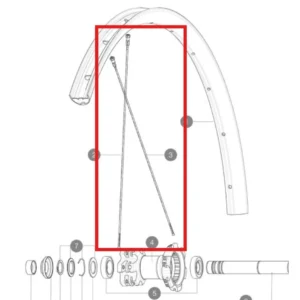 Zestaw 12 szprych MAVIC CROSSMAX LIGHT 29'' 294mm Ar