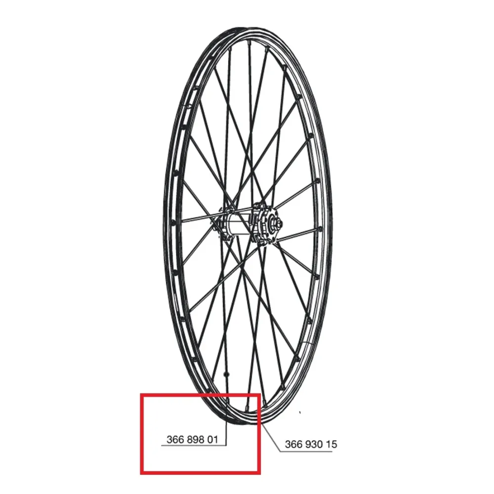 Zestaw 12 szprych MAVIC CROSSONE/CROSSRIDE 26" 264mm przód/tył