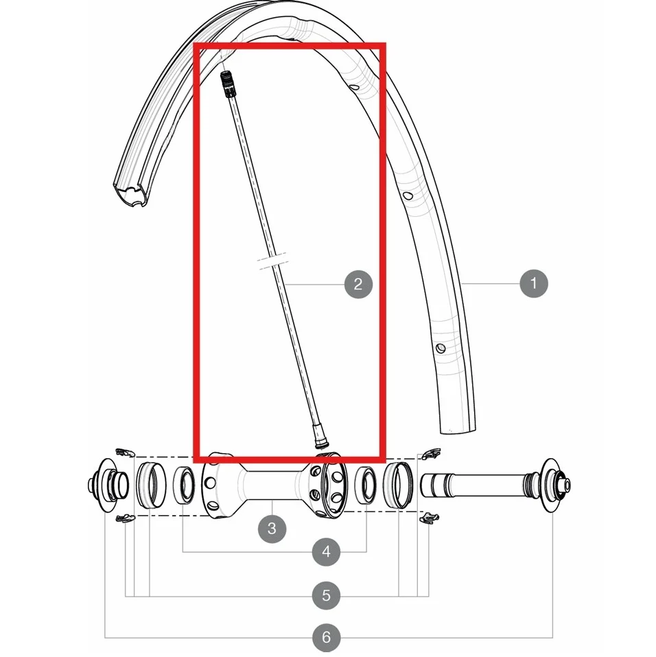 Zestaw 10 szprych MAVIC R-SYS 282,7 mm przód/tył