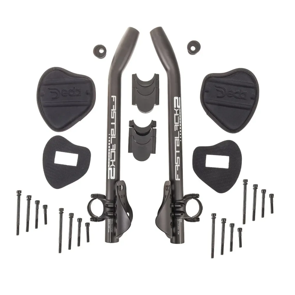 DEDA FAST BLACK 2 przedłużacze wieszaka 31,7 mm