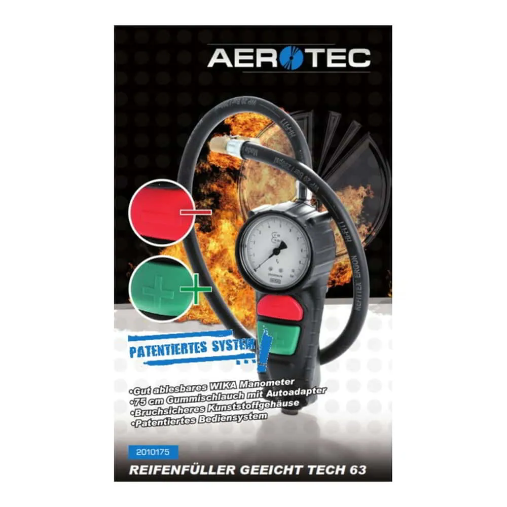 AEROTEC ręczna pompka do opon TECH 63 skalibrowana, z wtyczką dynamometryczną ( 4000898847 )