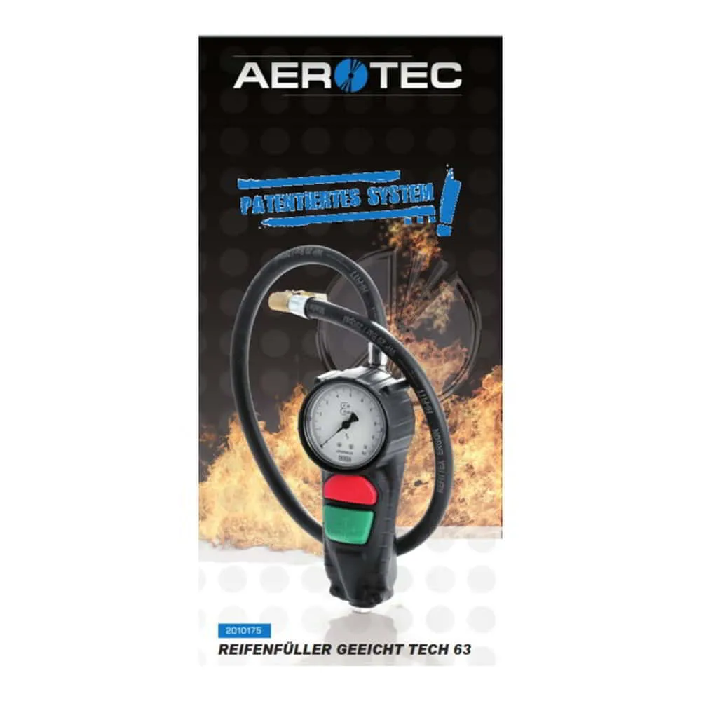 AEROTEC ręczna pompka do opon TECH 63 skalibrowana, z wtyczką dynamometryczną ( 4000898847 )