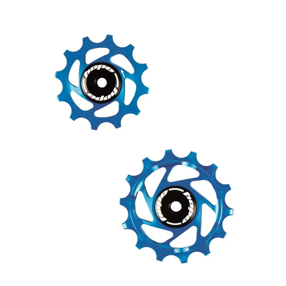 Kółka do przerzutki tylnej HOPE Sram 12/14 zębów Blue 12V