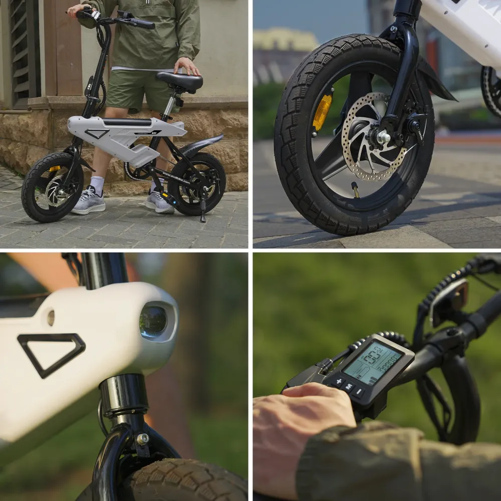 AVDL A02 250W Składany Rower Elektryczny 14" 230Wh E-bike