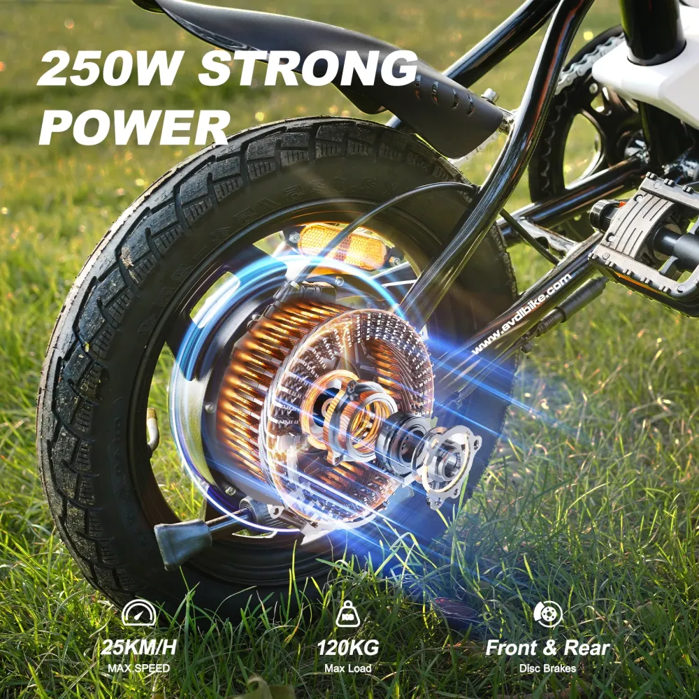 AVDL A02 250W Składany Rower Elektryczny 14" 230Wh E-bike