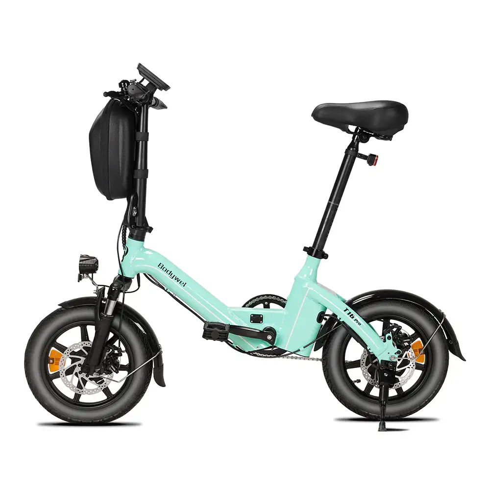 Bodywel T16 Pro 14" Składany Rower Elektryczny 280Wh Mini E-Rower Wsparcie Aplikacji