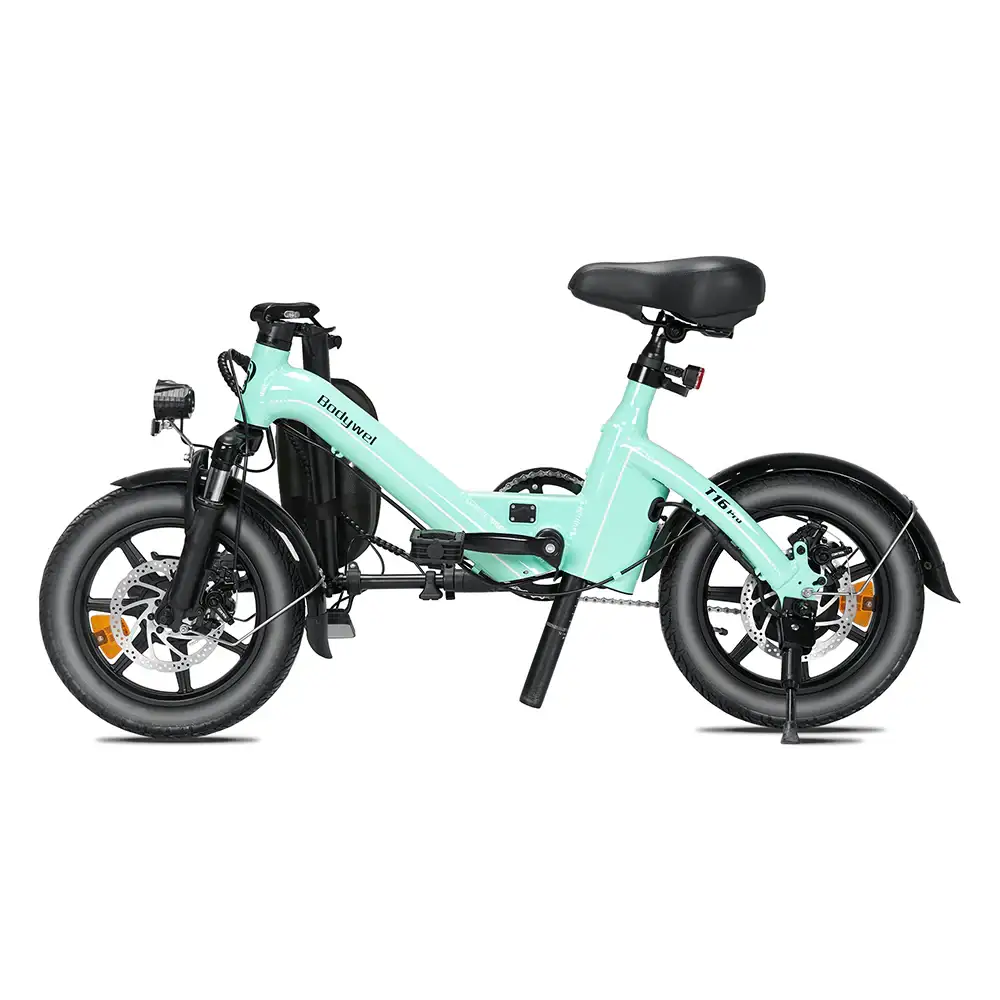 Bodywel T16 Pro 14" Składany Rower Elektryczny 280Wh Mini E-Rower Wsparcie Aplikacji