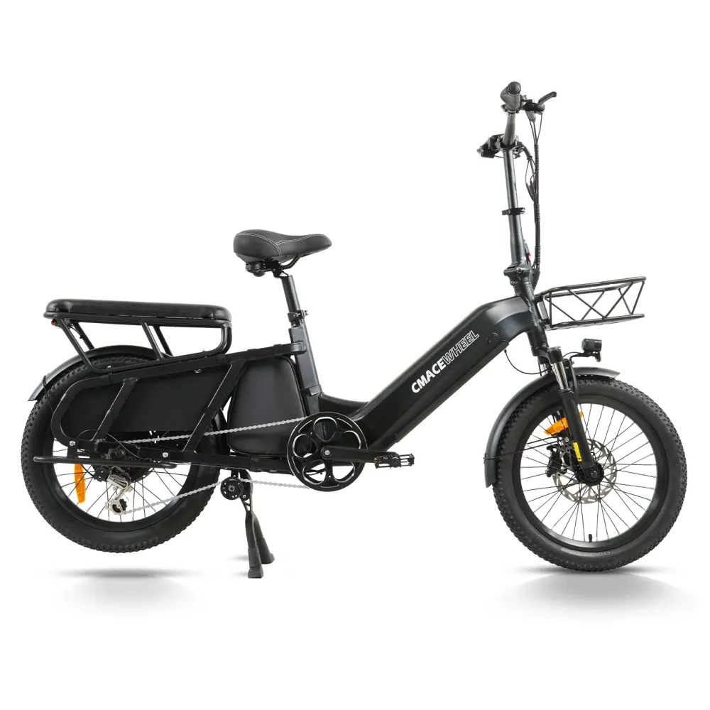 CMACEWHEEL HQ20 500W 20-calowy elektryczny rower 960Wh długi bagażnik rower towarowy z czujnikiem momentu obrotowego 48V 2...