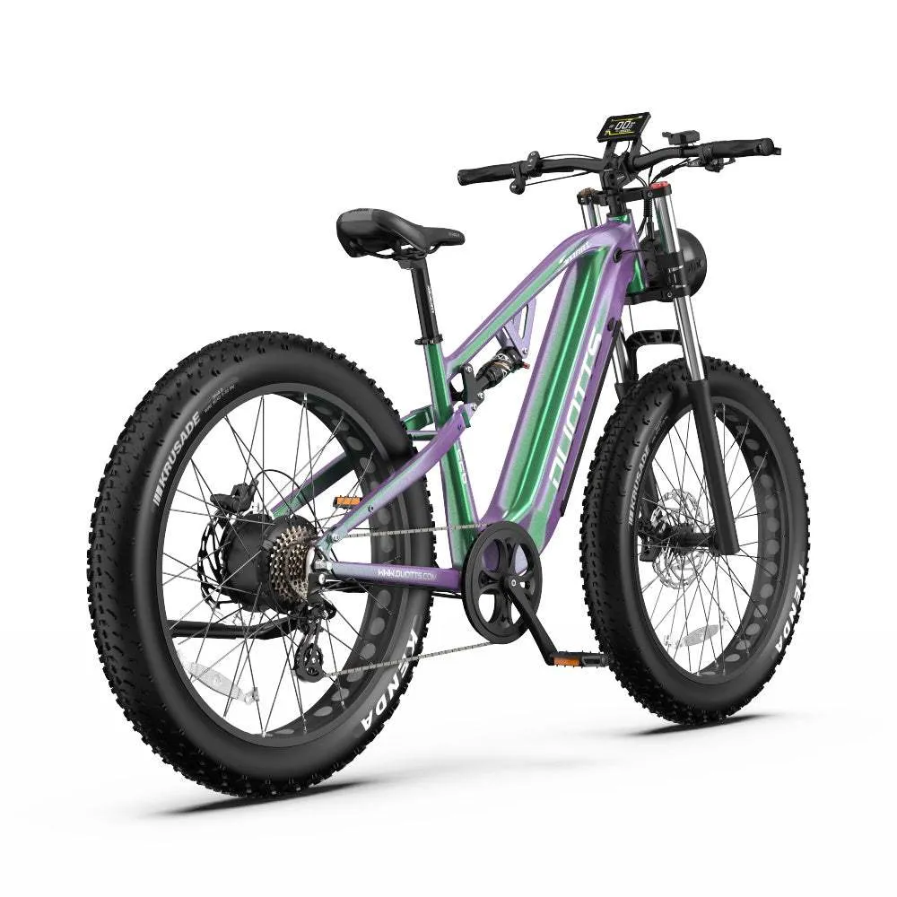 DUOTTS E26 750W Bafang Motor 26" Fat Bike 960Wh Full Suspension E-MTB Wsparcie APP