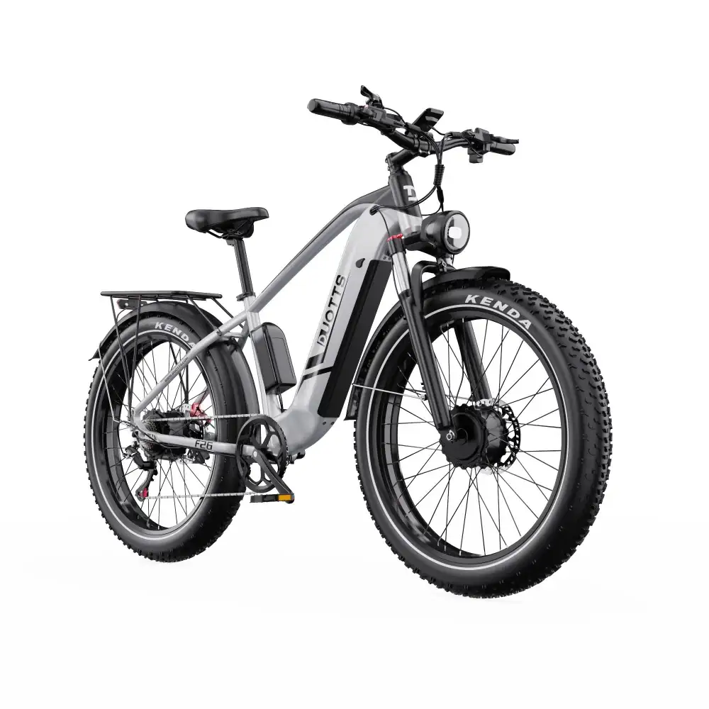 DUOTTS F26 750W*2 Podwójny Silnik 26" Fat Bike 960Wh SUV E-bike 48V 20Ah Bateria
