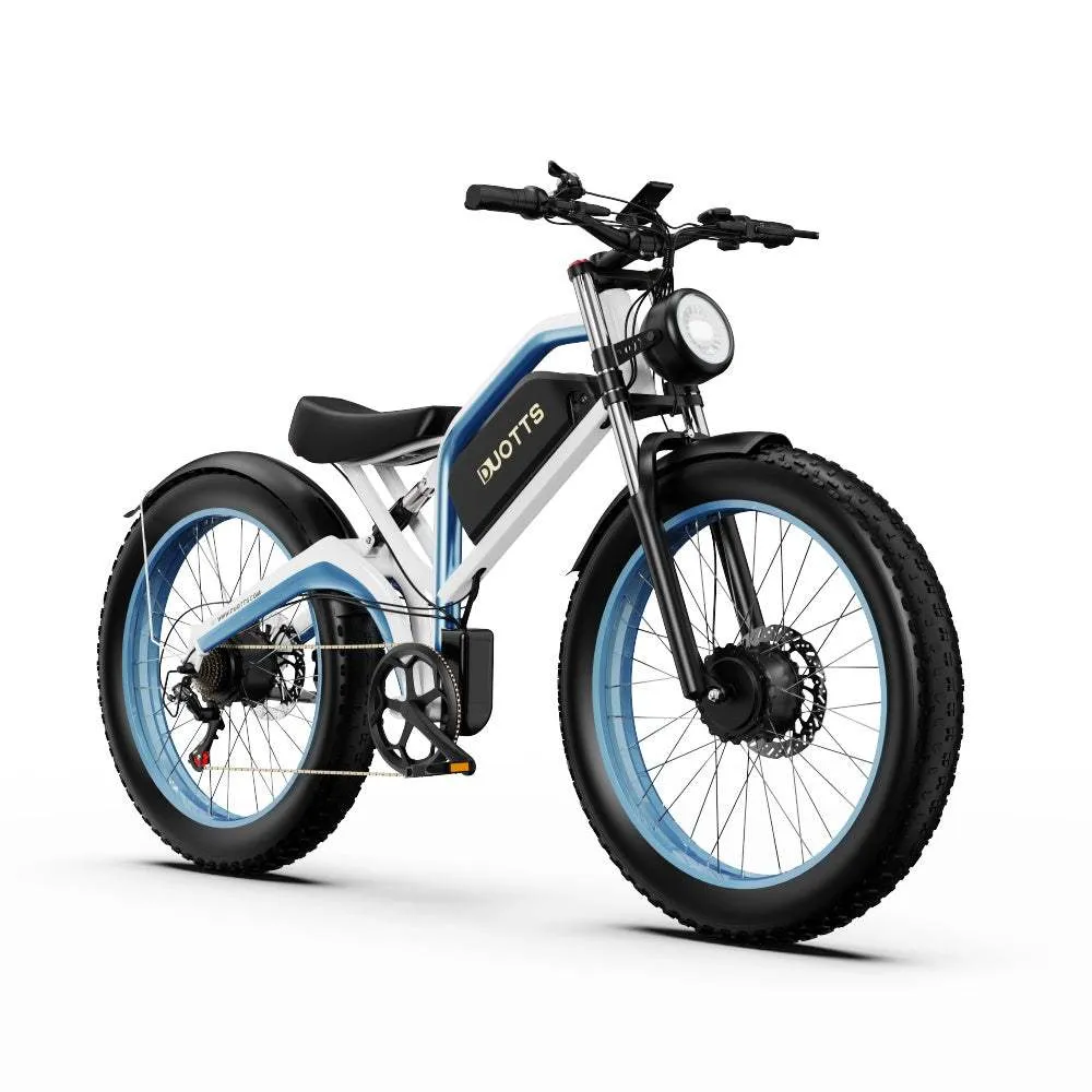 DUOTTS N26 750W*2 Podwójny Silnik 26" Fat Bike 960Wh Moped E-bike 48V 20Ah Bateria