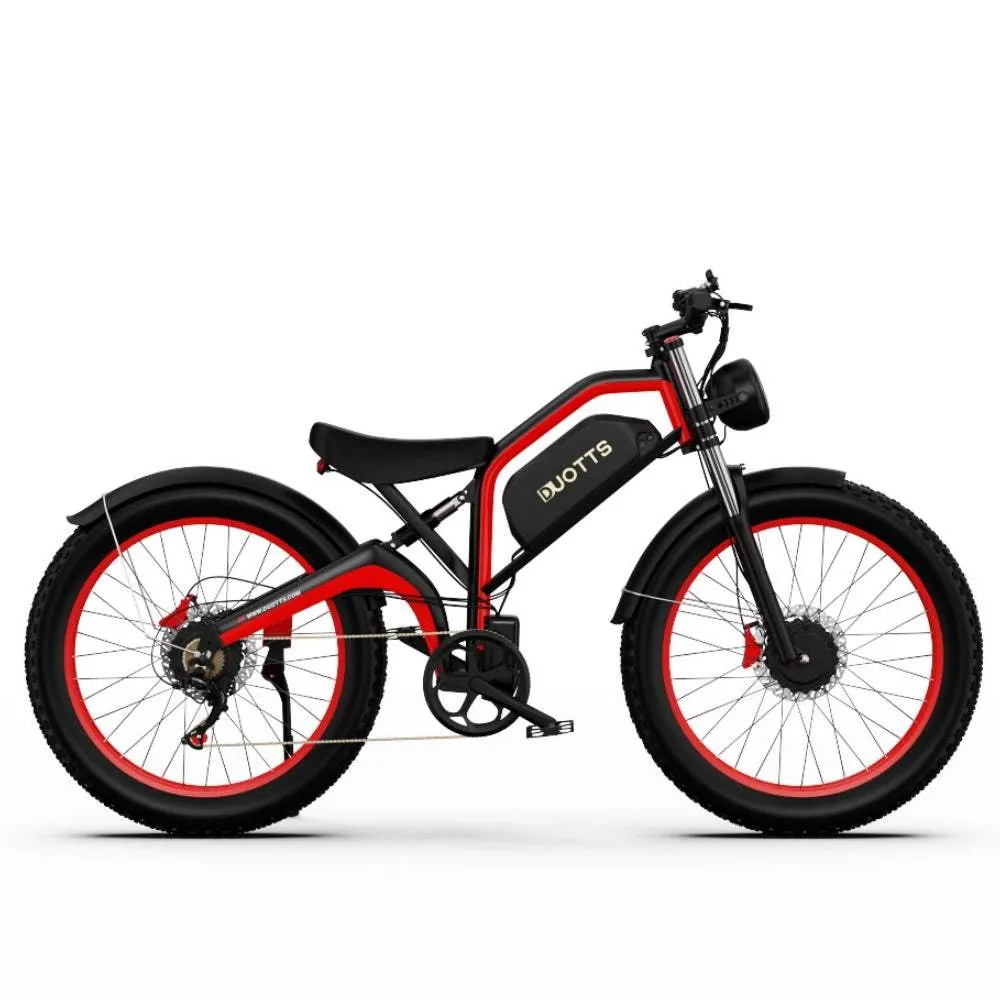 DUOTTS N26 750W*2 Podwójny Silnik 26" Fat Bike 960Wh Moped E-bike 48V 20Ah Bateria