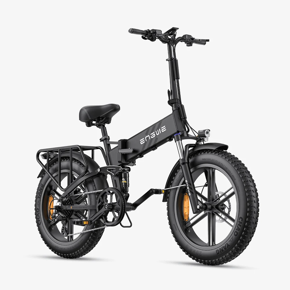 Engwe Engine Pro 2.0 750W 20" Fat Bike 768Wh Składany Rower Elektryczny Górski z Czujnikiem Momentu Obrotowego 48V 16Ah Ak...