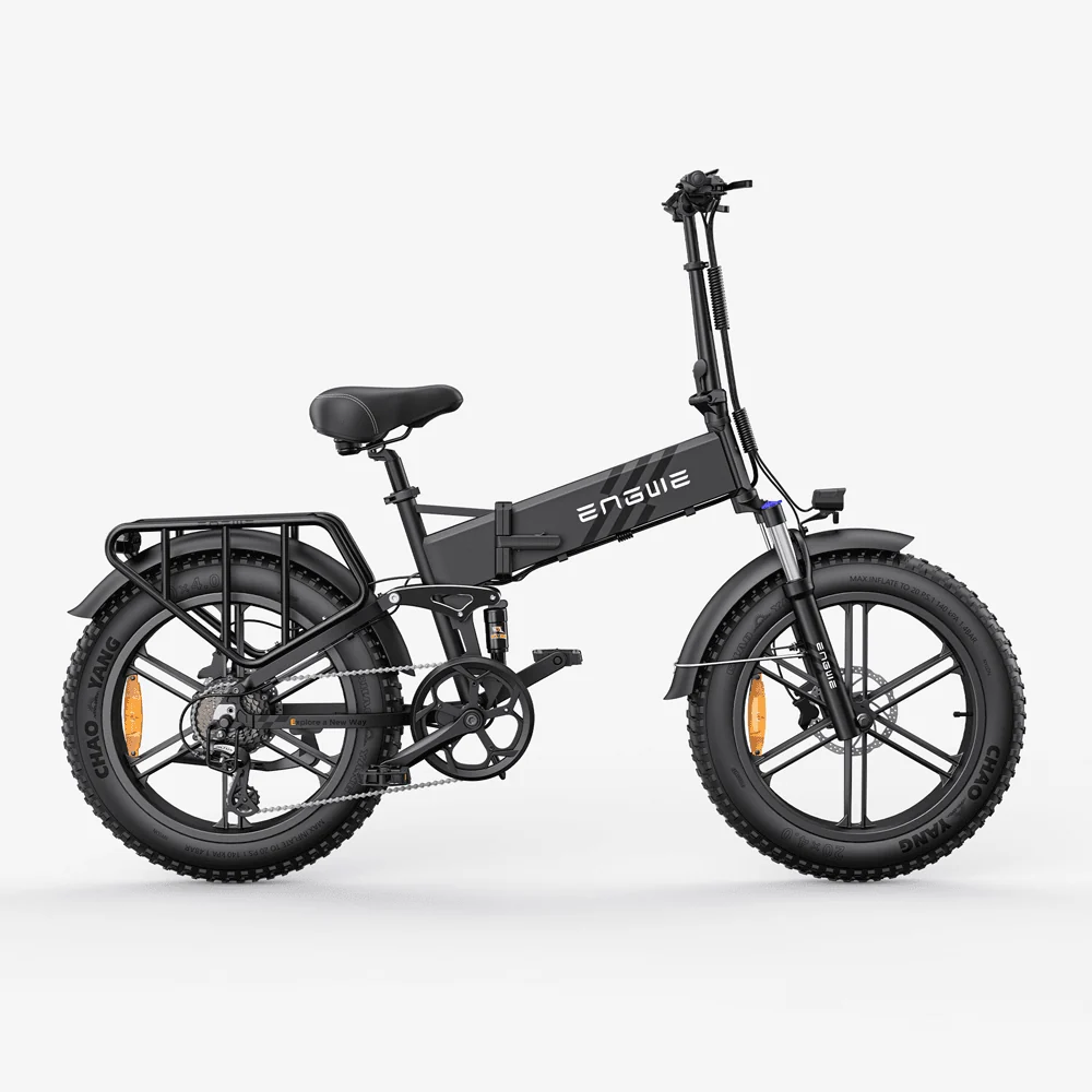 Engwe Engine Pro 2.0 750W 20" Fat Bike 768Wh Składany Rower Elektryczny Górski z Czujnikiem Momentu Obrotowego 48V 16Ah Ak...