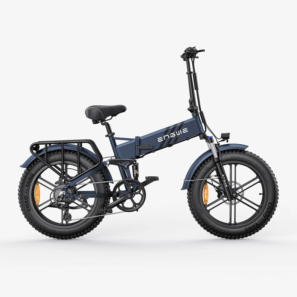Engwe Engine Pro 2.0 750W 20" Fat Bike 768Wh Składany Rower Elektryczny Górski z Czujnikiem Momentu Obrotowego 48V 16Ah Ak...