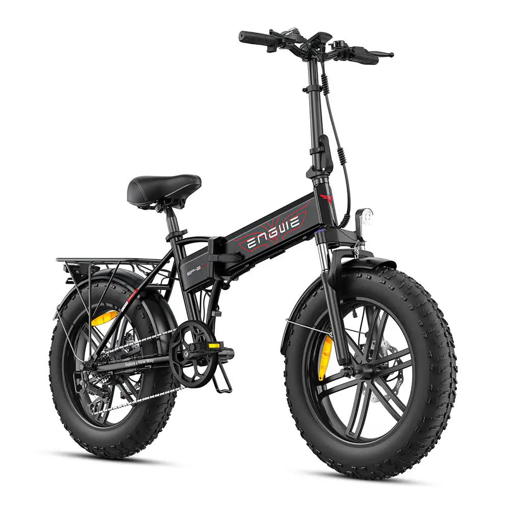 Engwe EP-2 BOOST 250W 20" Fat Bike 624Wh Składany Rower Elektryczny z Czujnikiem Momentu Obrotowego 48V 13Ah Akumulator