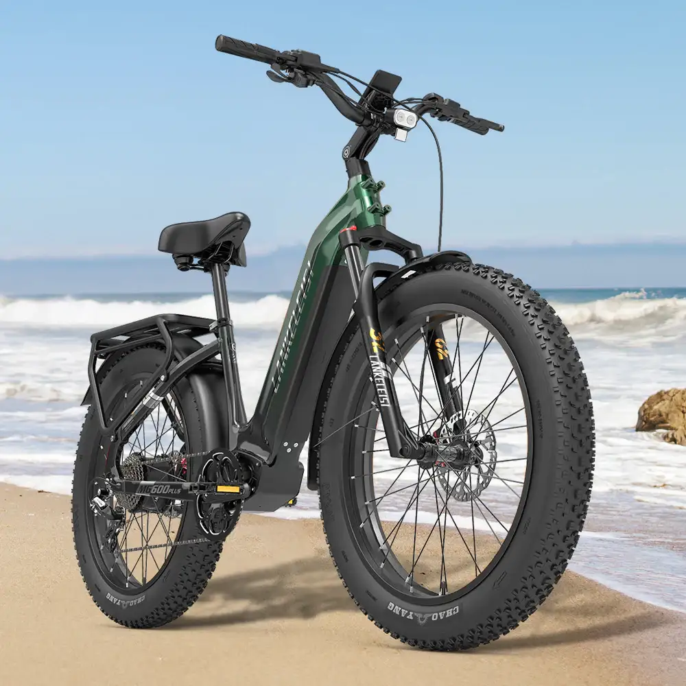 Lankeleisi MG600 Plus Wersja 2025 26" Fat Bike 960Wh All Terrain SUV E-rower z przełączalnym czujnikiem 48V 20Ah akumulator