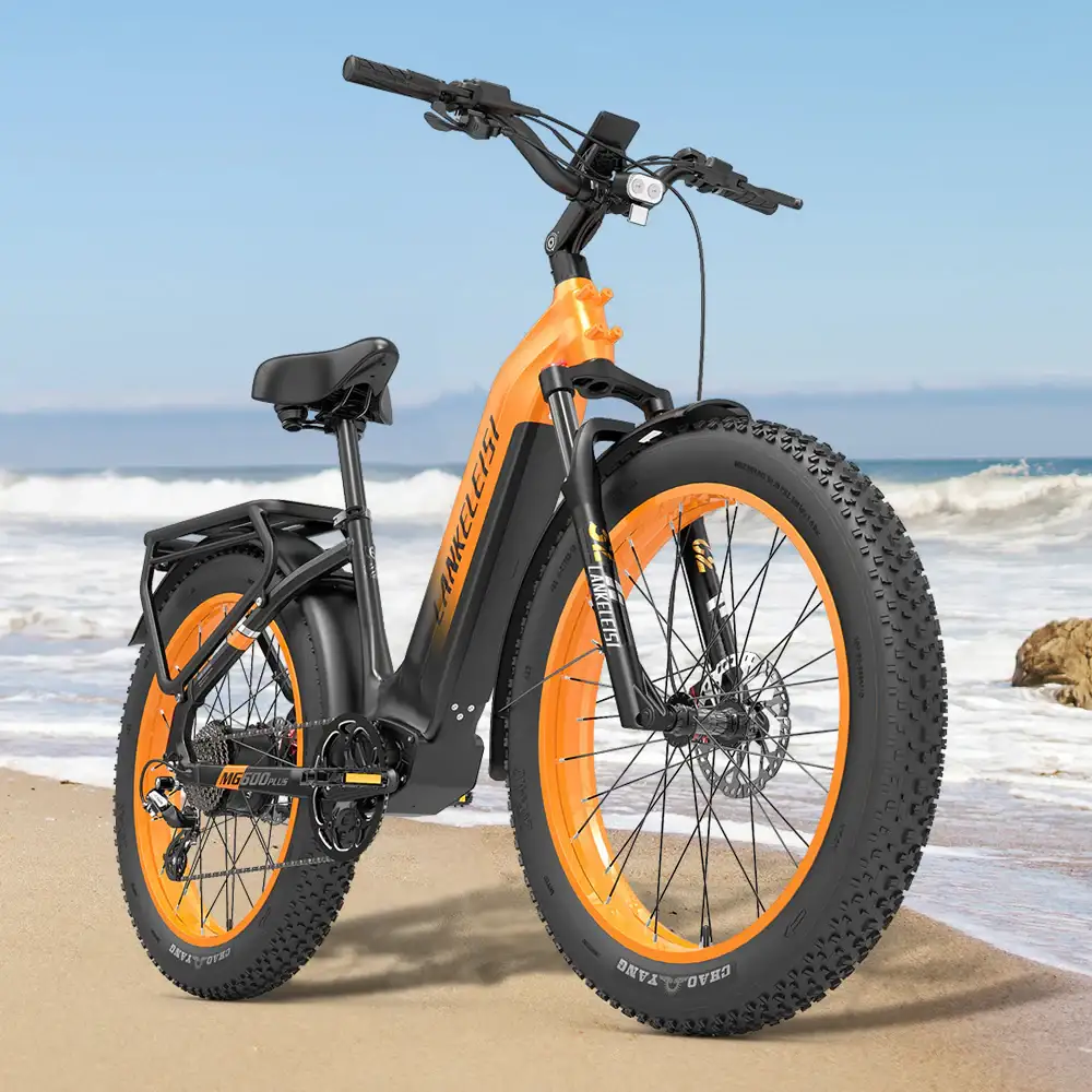 Lankeleisi MG600 Plus Wersja 2025 26" Fat Bike 960Wh All Terrain SUV E-rower z przełączalnym czujnikiem 48V 20Ah akumulator