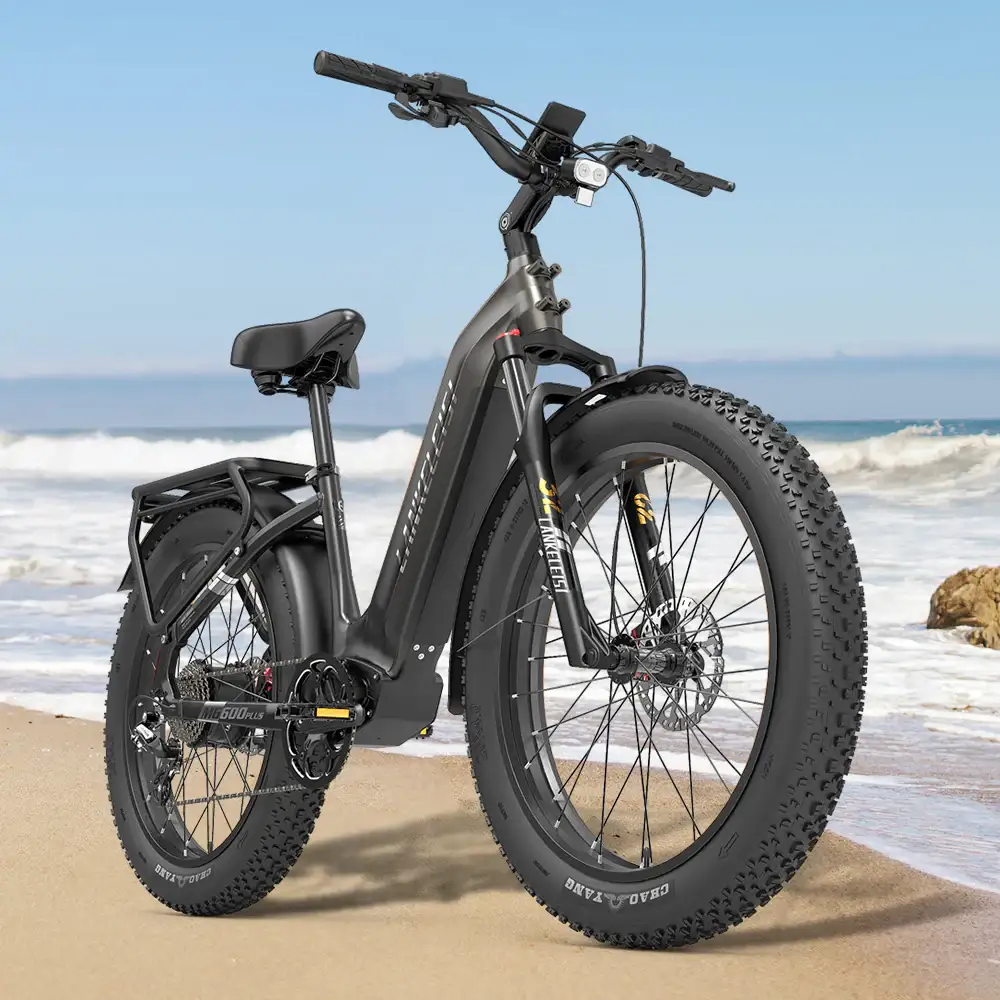 Lankeleisi MG600 Plus Wersja 2025 26" Fat Bike 960Wh All Terrain SUV E-rower z przełączalnym czujnikiem 48V 20Ah akumulator