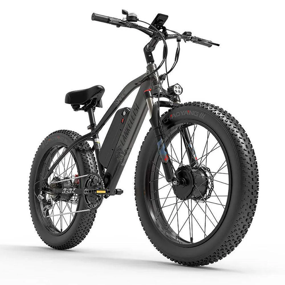 Lankeleisi MG740 PLUS 1000W*2 Podwójny silnik 26" Fat Bike 960Wh Hardtail E-Górski Rower EMTB 48V 20Ah Akumulator