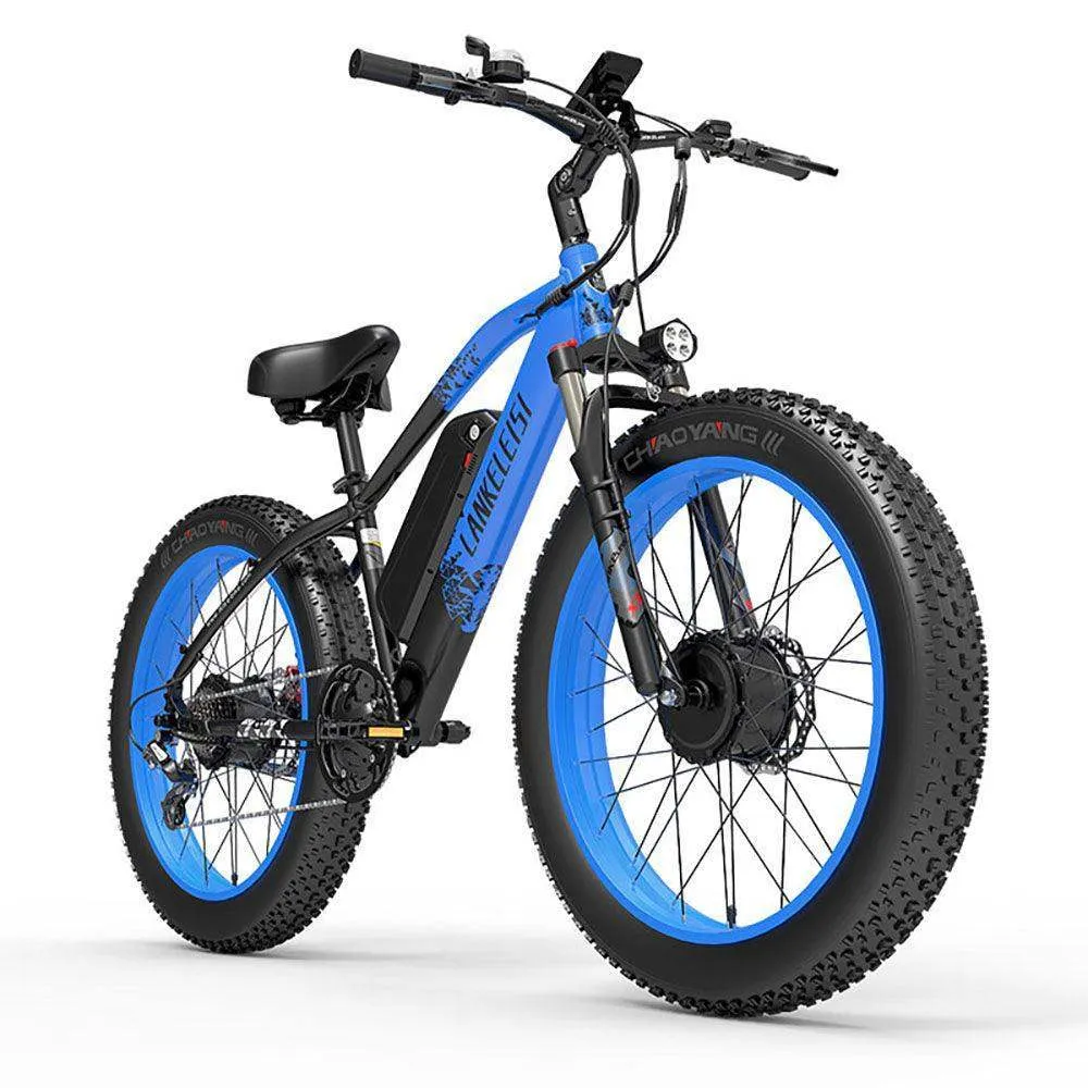 Lankeleisi MG740 PLUS 1000W*2 Podwójny silnik 26" Fat Bike 960Wh Hardtail E-Górski Rower EMTB 48V 20Ah Akumulator