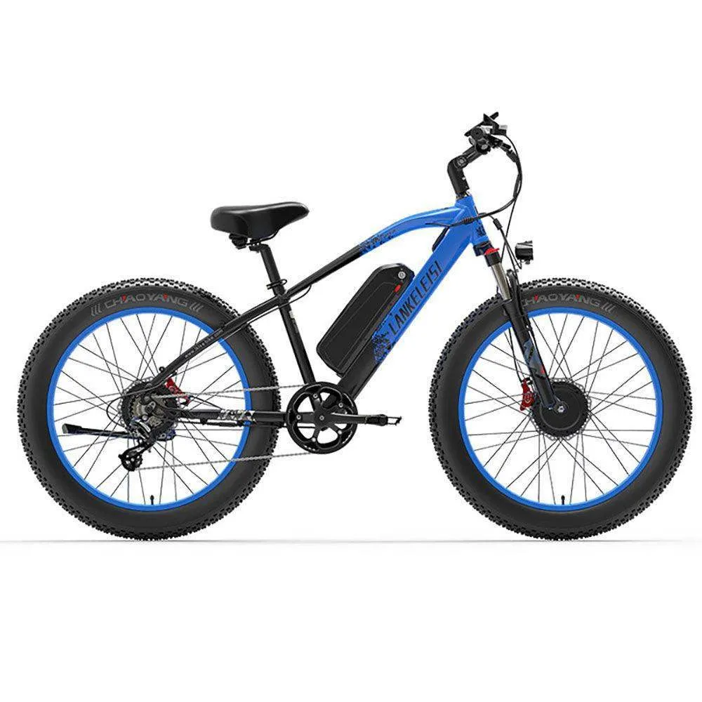 Lankeleisi MG740 PLUS 1000W*2 Podwójny silnik 26" Fat Bike 960Wh Hardtail E-Górski Rower EMTB 48V 20Ah Akumulator