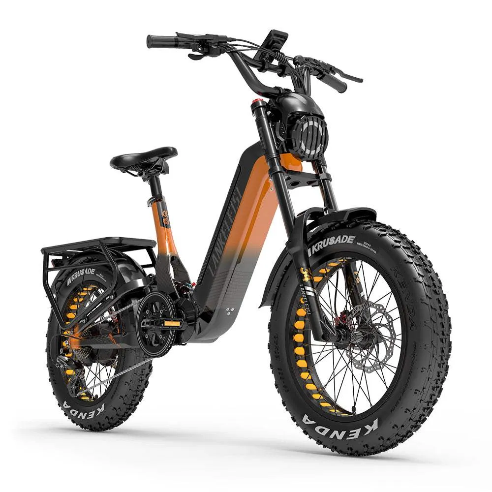 Lankeleisi RX800 Plus 2025 Version Elektryczny Rower Fat Bike 1000W 20" Pełne Zawieszenie SUV E-bike 960Wh Bateria