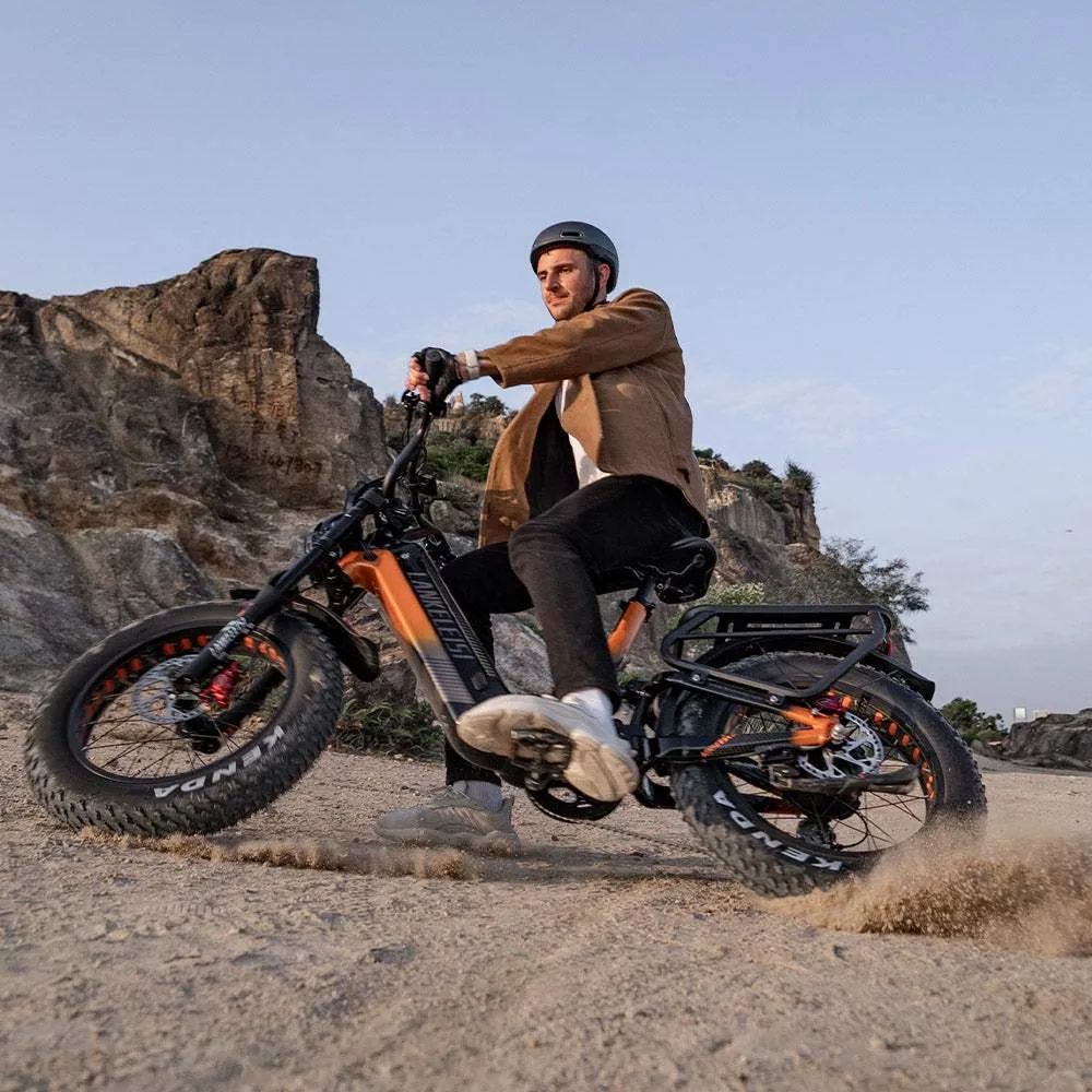 Lankeleisi RX800 Plus 2025 Version Elektryczny Rower Fat Bike 1000W 20" Pełne Zawieszenie SUV E-bike 960Wh Bateria