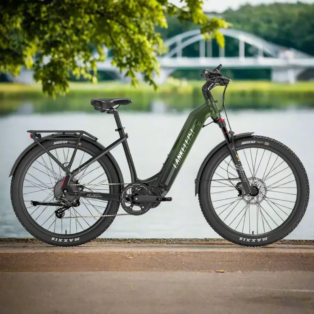Rower trekkingowy elektryczny Lankeleisi MG600 Lite 250W 27,5" SUV E-bike z przełączalnym czujnikiem, bateria 36V 20Ah 720Wh