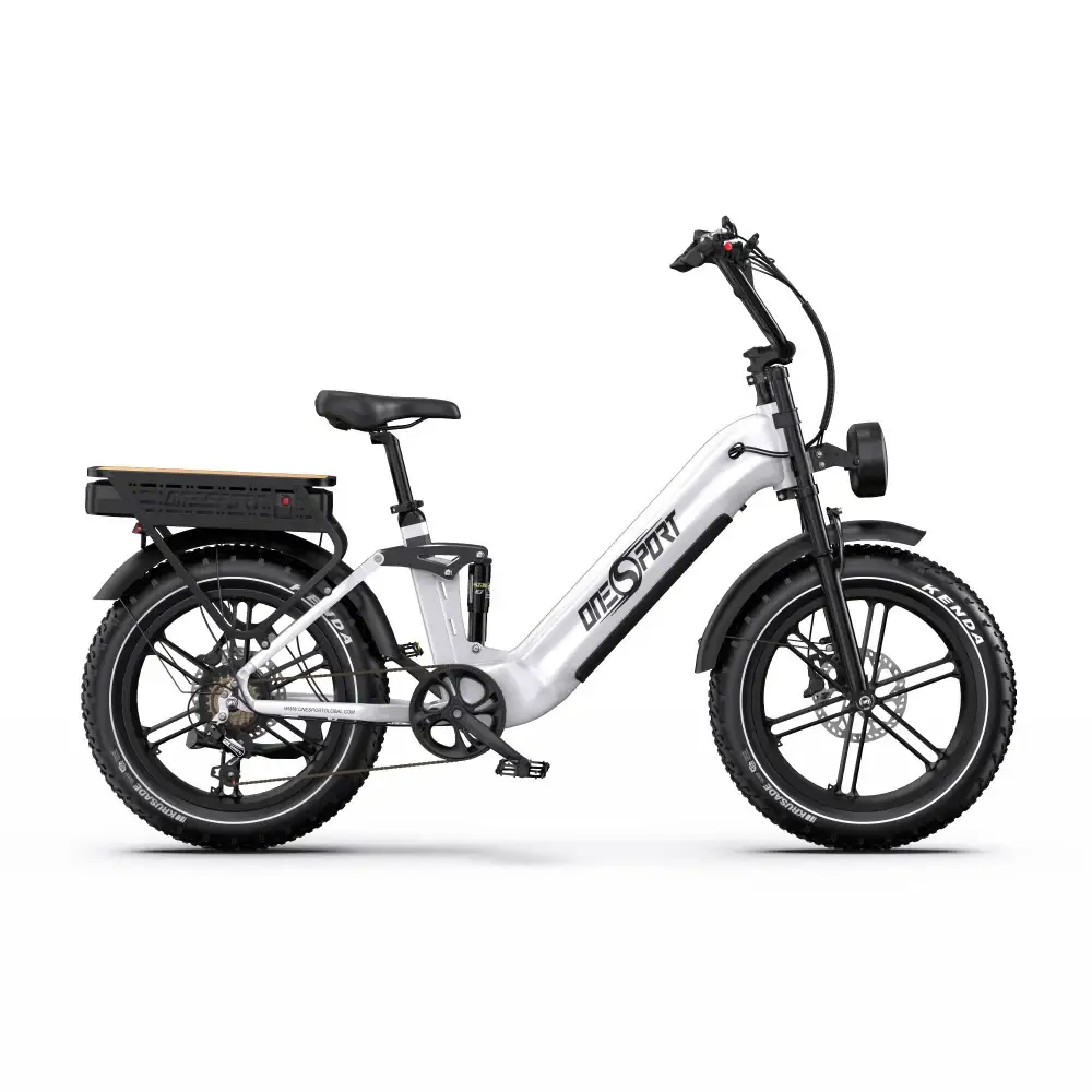 Onesport OT08 Pro 500W 20" Fat Bike Podwójne Baterie 1728Wh E-rower z Niskim Przełomem Wsparcie Aplikacji