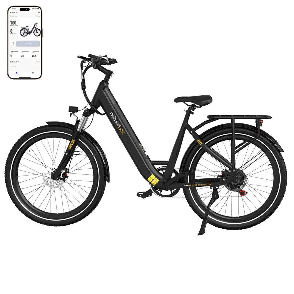 Rower elektryczny RCB G6 dla dorosłych (aplikacja RCB)&NFC E BIKE) RCB-EU