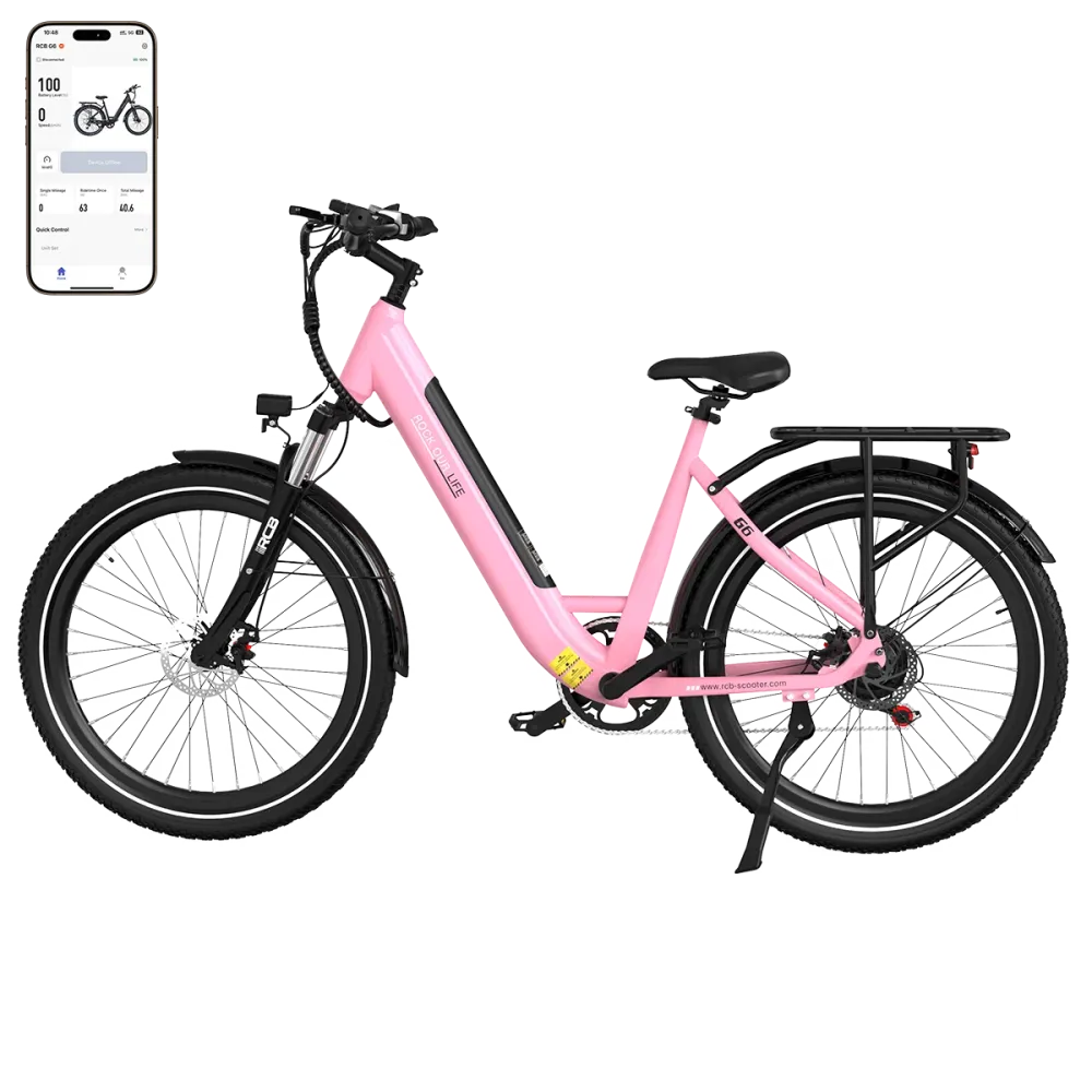 Rower elektryczny RCB G6 dla dorosłych (aplikacja RCB)&NFC E BIKE) RCB-EU
