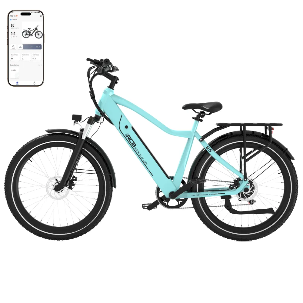 Rower elektryczny RCB G5 dla dorosłych (aplikacja RCB)&NFC E BIKE) RCB-EU