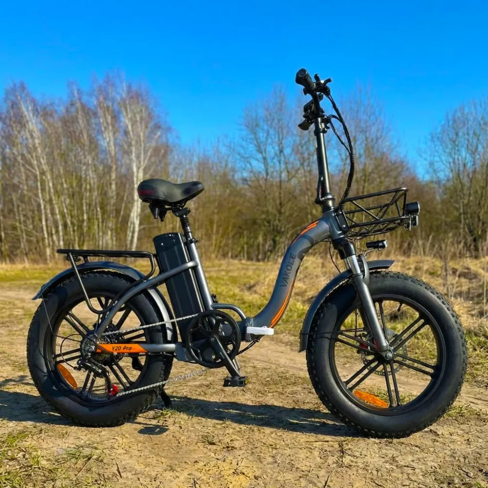 Vakole Y20 Pro 20" Fat Bike składany rower elektryczny z niską ramą, bateria 48V 30Ah 1440Wh