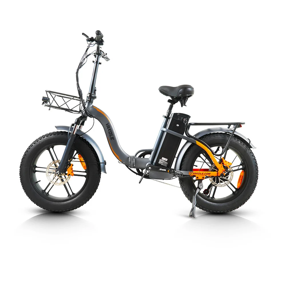 Vakole Y20 Pro 20" Fat Bike składany rower elektryczny z niską ramą, bateria 48V 30Ah 1440Wh