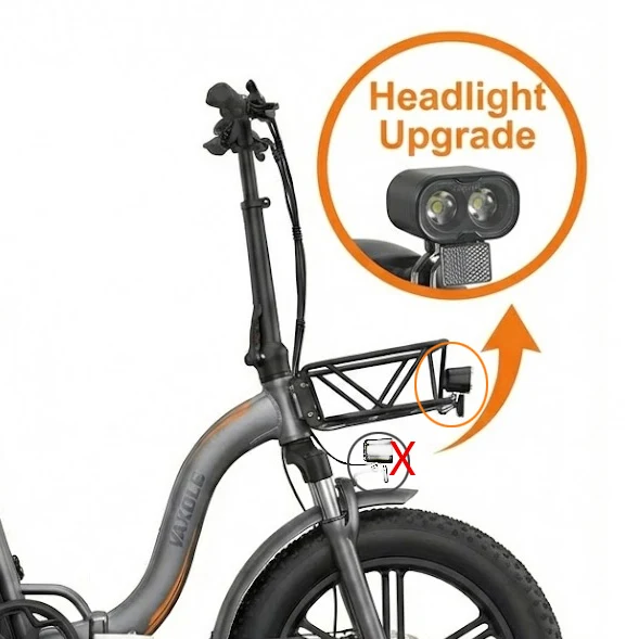 Vakole Y20 Pro 20" Fat Bike składany rower elektryczny z niską ramą, bateria 48V 30Ah 1440Wh